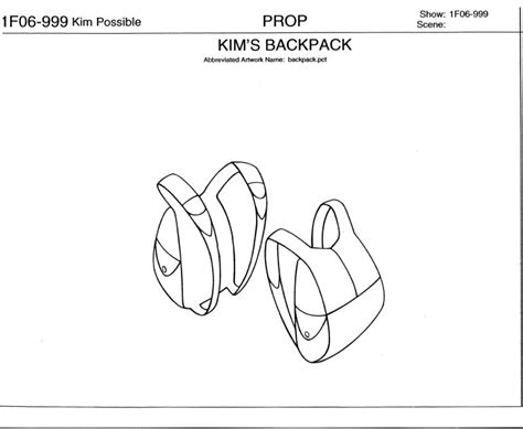 Living Lines Library: Kim Possible (TV Series 2002-2007) - Props