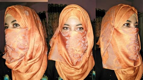 Hijab and Niqab Style | Full coverage Niqab Tutorial | Hijab Layers ...