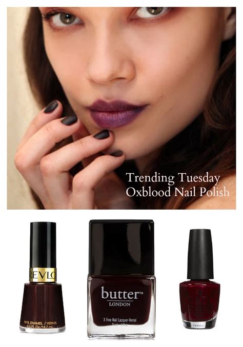 A 50ish Life: Trending Tuesday - Oxblood Nails