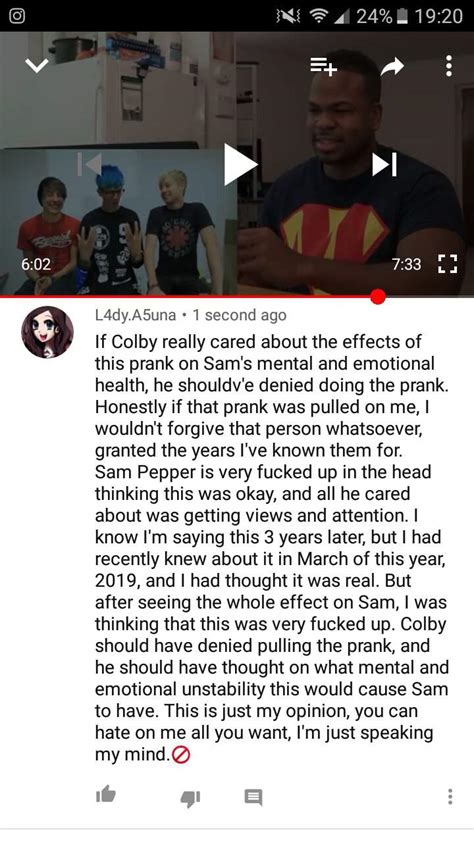 'Best Friend Murder Prank' By Sam Pepper Thought | Sam and Colby Amino