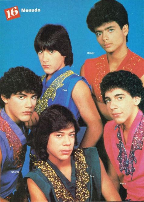 MENUDO - RAY REYES - CHARLIE MASSO ROY ROSSELLO ROBBY ROSA DRACO RICKY ...