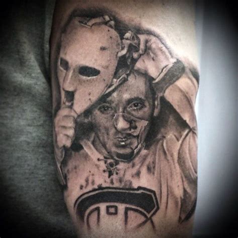 Man Removing Hockey Mask Guys Arm Tattoo Mask Guy, Hockey Mask, Mask ...