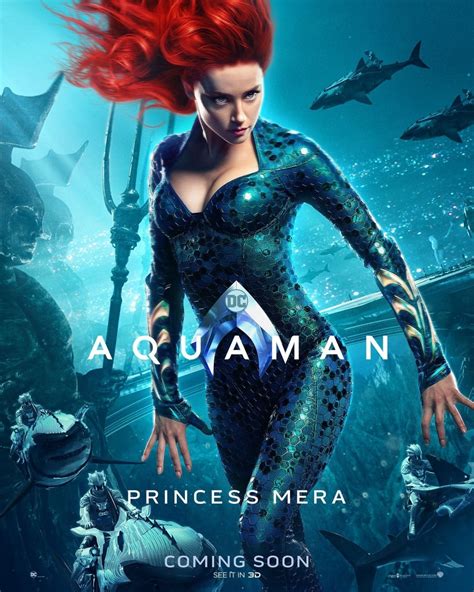 Amber Heard – “Aquaman” Promotional Photos and Posters • CelebMafia