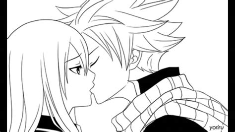 Natsu and Lucy kiss - YouTube