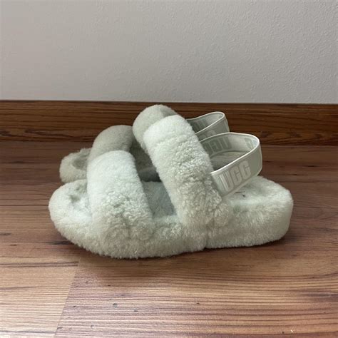 Mint Green Ugg Slippers - Depop