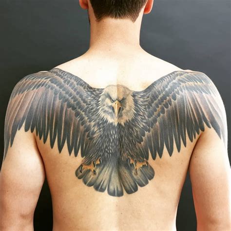 Eagle Lower Back Tattoo