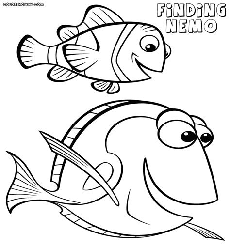 Finding Nemo Dory Coloring Pages at GetColorings.com | Free printable ...