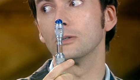 David Tennant Pointing Sonic Screwdriver