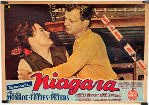 "NIAGARA" MOVIE POSTER - "NIAGARA" MOVIE POSTER