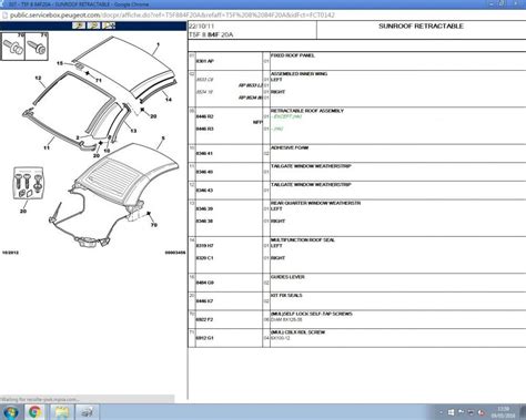 307 CC roof latch bolt - Peugeot Forums