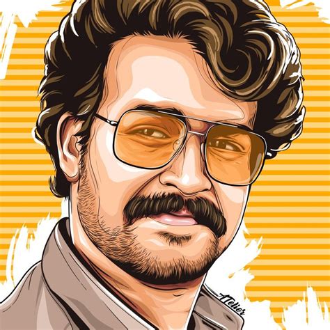 Vintage Mohanlal | Vector Illustration | Mohanlal | Vector Art | Actors ...