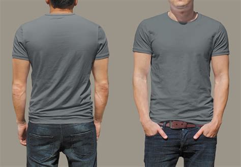 Gray Tshirt Template