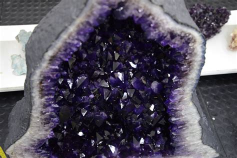 Amethyst Geode Amethyste ametista % % Naturkunst