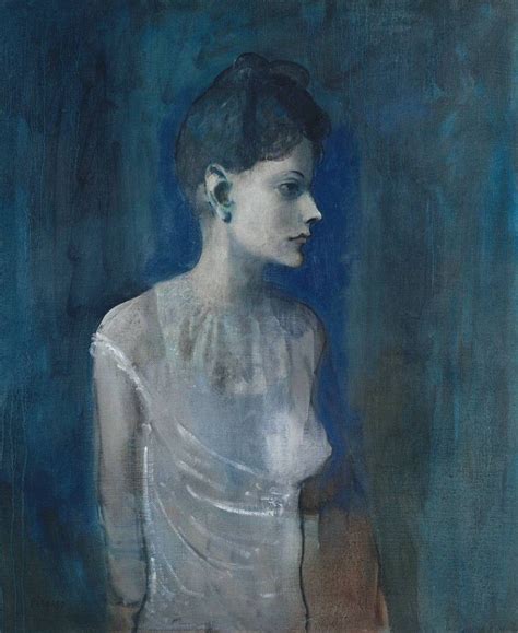 Girl in a chemise - Picasso Blue period | Picasso portraits, Picasso ...