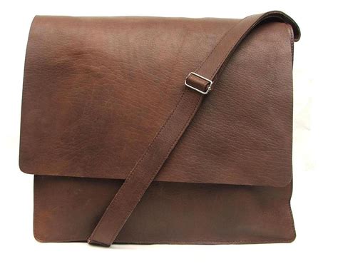 Mens Brown Leather Laptop Bag Uk | IUCN Water