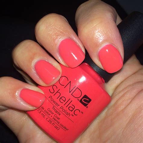 #nailsbyalexi CND shellac "tropix" | Shellac nail colors, Cnd nails ...