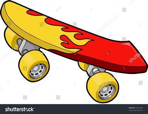 Skateboard Vector Illustration - 14614054 : Shutterstock