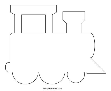 Printable Train Silhouette Template - TemplatesArea