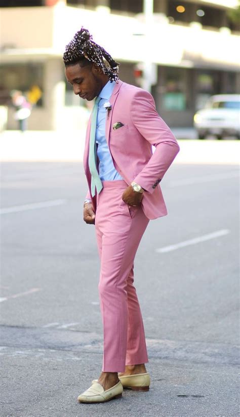 Pink Suit Jackets And Tuxedo, Loafers Ideas With Pink Casual Trouser ...