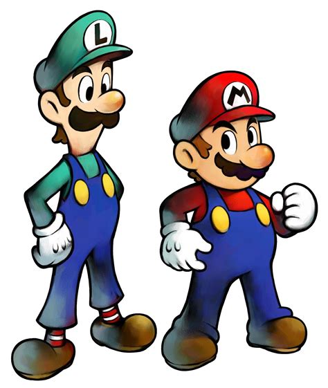 Mario and Luigi: Superstar Saga (Game Boy Advance) Character Artwork ...