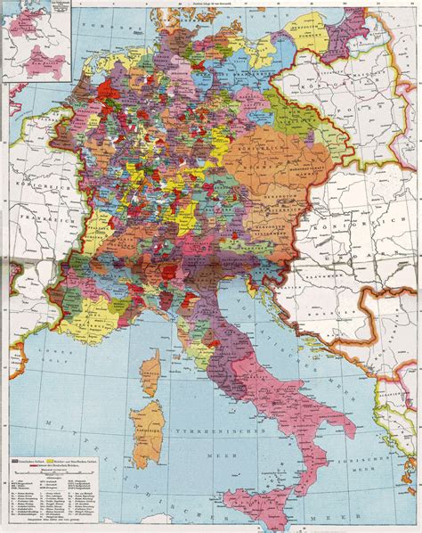 The Holy Roman Empire in 1250. - Maps on the Web