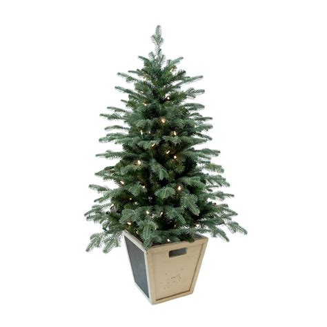 Stunning Cordless Pre Lit Christmas Tree Artificial Orchid