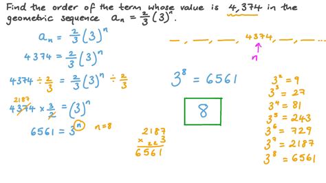 Geometric Sequence Formula Nth Term