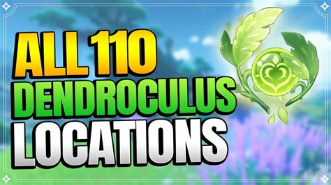 All 110 Dendroculus Locations in Sumeru Forest - In Depth Follow Along ...