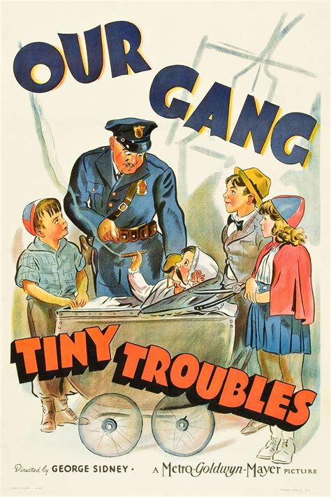 Little Rascals Our Gang Movie Poster Tiny Troubles | Movie posters ...