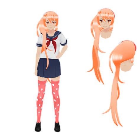 Osana Najimi Casual Hair (NO DL) by Gary8668 Hinata, Yandere Simulator ...