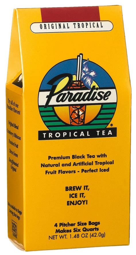 Paradise Tropical Tea - my favorite iced tea | Passion fruit tea, Iced ...