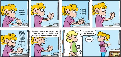 "What’s Done Is Done" | Shakespeare | FoxTrot Comics by Bill Amend