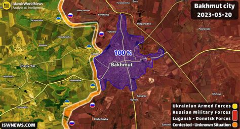 Bakhmut Is Fully Captured By Russian Army, Wagner Forces (Map ...