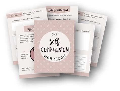 Self-Compassion Workbook PLR Template | Cool Bean Design