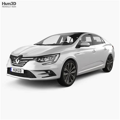 Renault Megane sedan 2023 3D model - Download Sedan on 3DModels.org