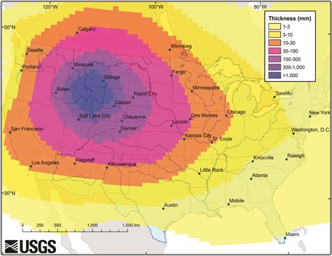 Yellowstone Volcano Eruption Simulation