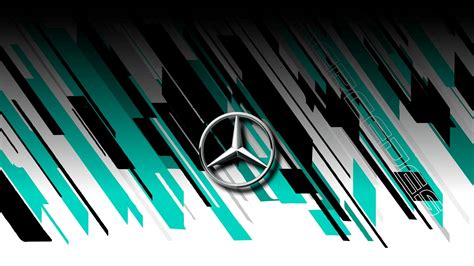 Mercedes F1 Logo Wallpaper