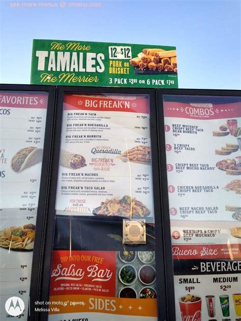 Online Menu of Taco Bueno Restaurant, Fort Worth, Texas, 76133 - Zmenu