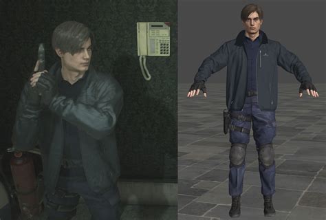 RE2 REMAKE - Leon Police Jacket [XPS] by 972oTeV on DeviantArt