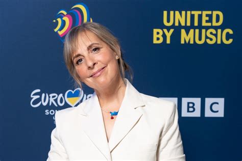 Mel Giedroyc appears as ‘butter-churning Polish milkmaid’ in Eurovision ...