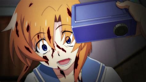 Higurashi no naku koro ni 2020: Reina attacks Keiichi scene raw - YouTube