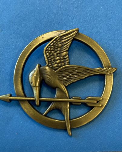 Hunger Games Katniss Everdeen Mockingjay Pin Brooch - Bronze - LGF ...