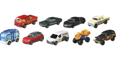 Buy Matchbox 9-Packs 1:64 Scale Vehicles, 9 Toy Car Collection For Kids ...