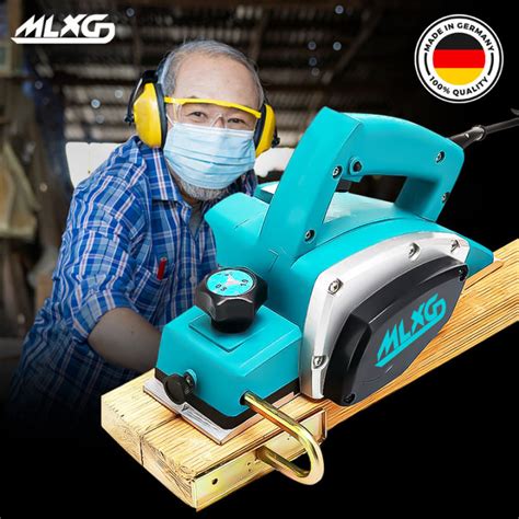 GEARBEST Electric Hand Planer, Wood Planer with Adjustable Planing ...