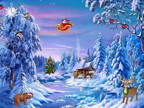 Christmas Pictures Wallpaper Free Christmas Backgrounds