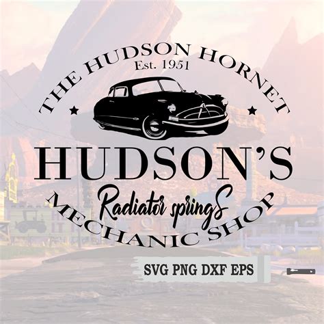 Hudson's Mechanic Shop Svg Png Dxf Eps Doc Hudson Svg - Etsy