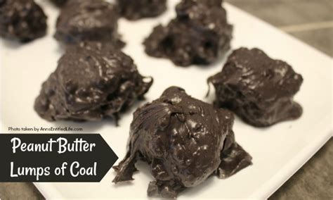 Peanut Butter Lumps of Coal Recipe