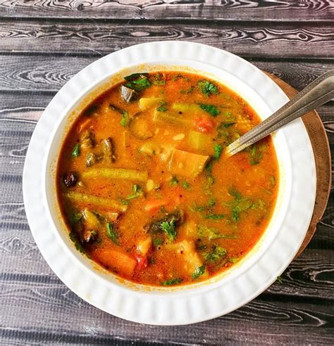 Sambhar Recipe | How To Make Vegetable Sambhar +Video » Maayeka