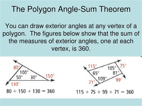 PPT - The Polygon Angle-Sum Theorem PowerPoint Presentation, free ...