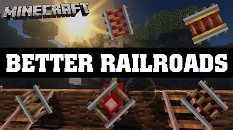 Better Railroads Mod 1.12.2 (Increase Usability of Rails) - 9Minecraft.Net